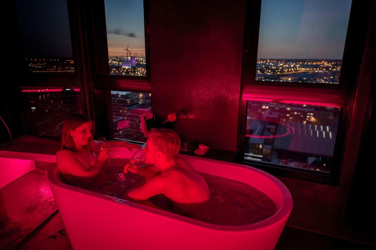 アントウェルペンExclusieve Prive Wellness Penthouse Skynoozアパートメント エクステリア 写真