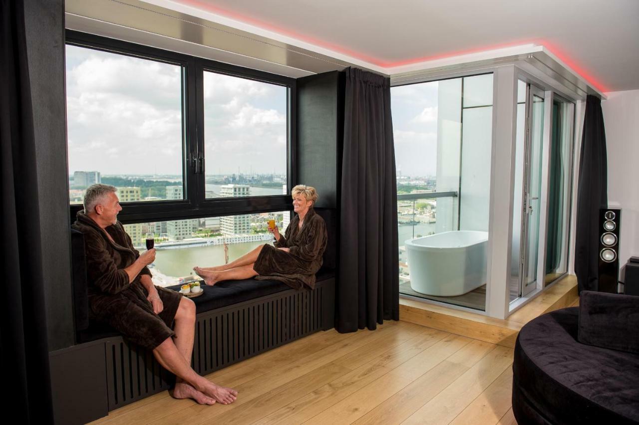 アントウェルペンExclusieve Prive Wellness Penthouse Skynoozアパートメント エクステリア 写真