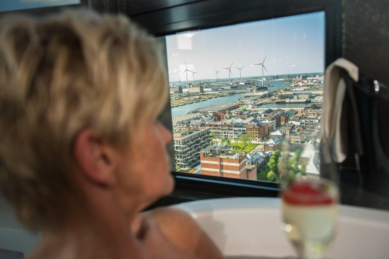 アントウェルペンExclusieve Prive Wellness Penthouse Skynoozアパートメント エクステリア 写真